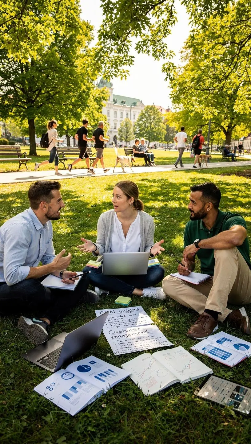 Screenshot einer CRM-Software mit hervorgehobenen Conversion-Statistiken.