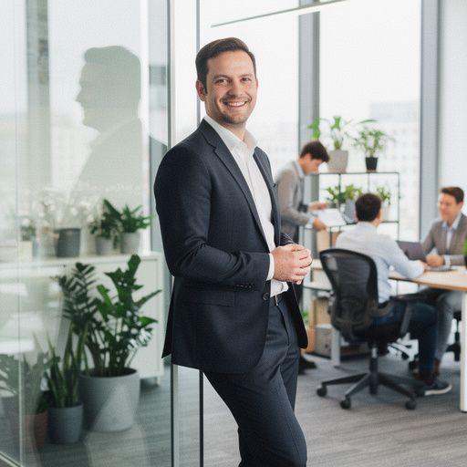 Visualisierung von Kundendaten, die in einem CRM-System dargestellt werden.