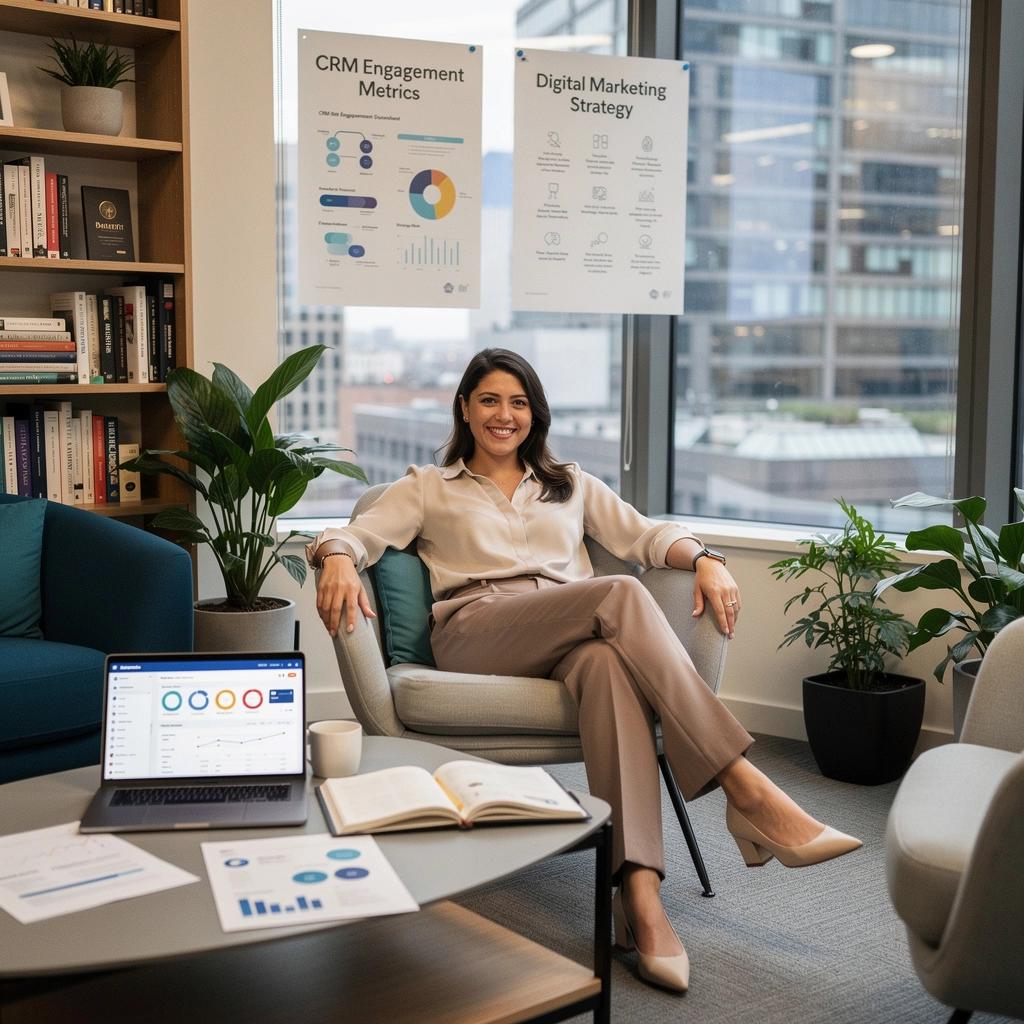 Diagramm, das den Vergleich von Conversion-Raten vor und nach der CRM-Implementierung zeigt.